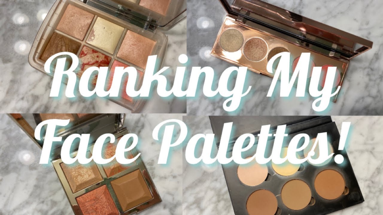 RANKING MY FACE PALETTE COLLECTION!
