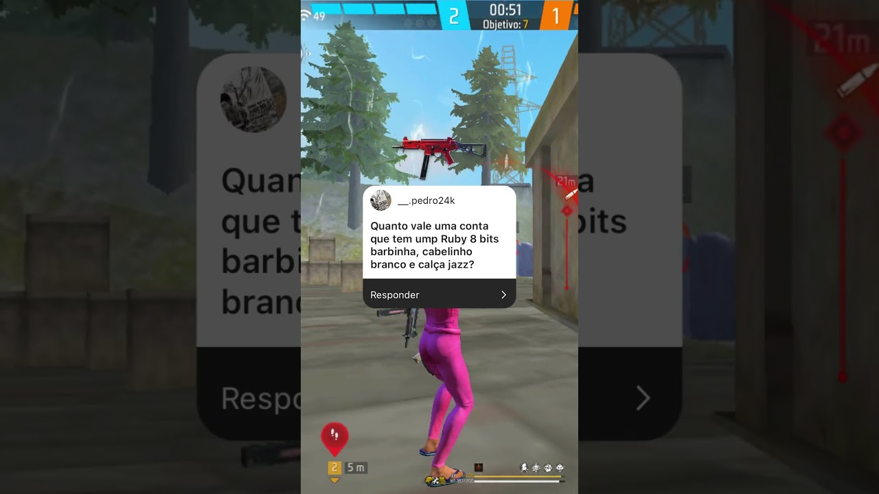 QUANTO VALE UMA CONTA DE FREE FIRE ? 