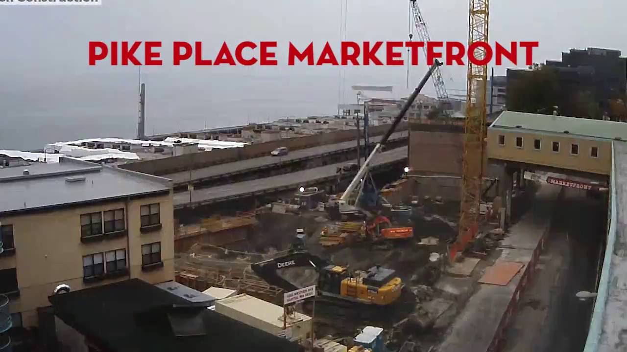 Pike Place MarketFront timelapse: June 2015 - May 2016