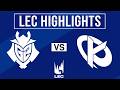 G2 vs KC Highlights | LEC Spring 2026 🎮