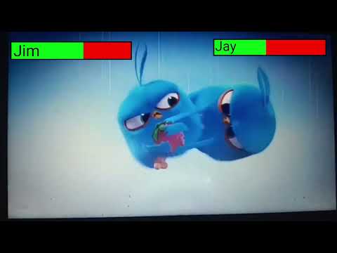 Angry Birds Blues The Last Strawberry Final Battle With Healthbars 