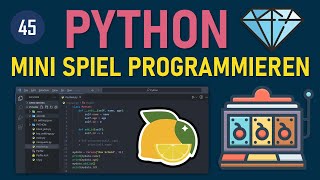 🎲 Python programmieren lernen: Zufälliges Emoji Mini-Spiel programmieren | Anfänger Tutorial Deutsch