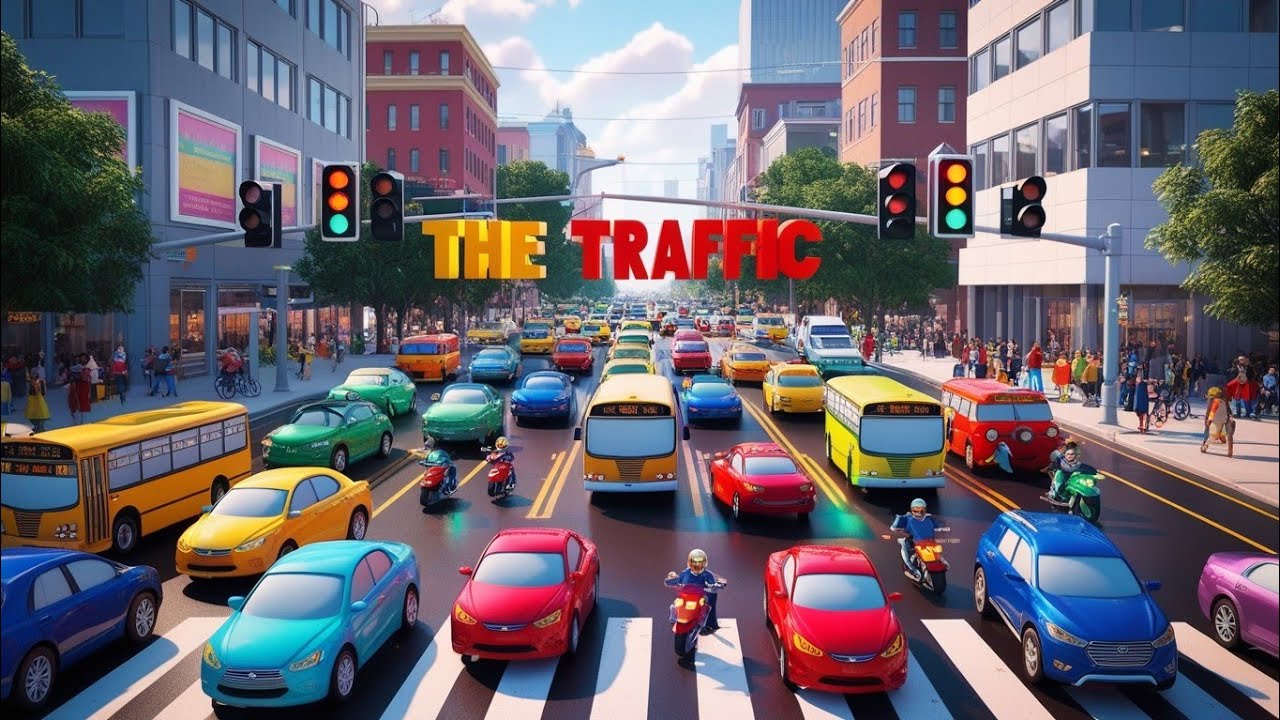 "🚦Traffic Jam Tunes: Catchy Nursery Rhymes for Toddlers | Sing Along Fun! 🚗🎶"