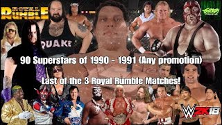 WWE 2K18 - Royal Rumble Match (3rd of 3) - Superstars from any promotion (1990 - 1991) screenshot 5