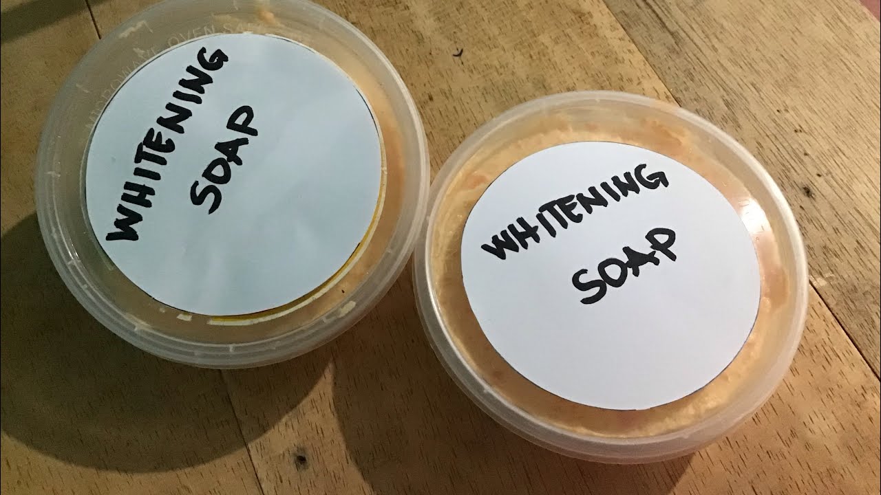 DIY Whitening soap YouTube