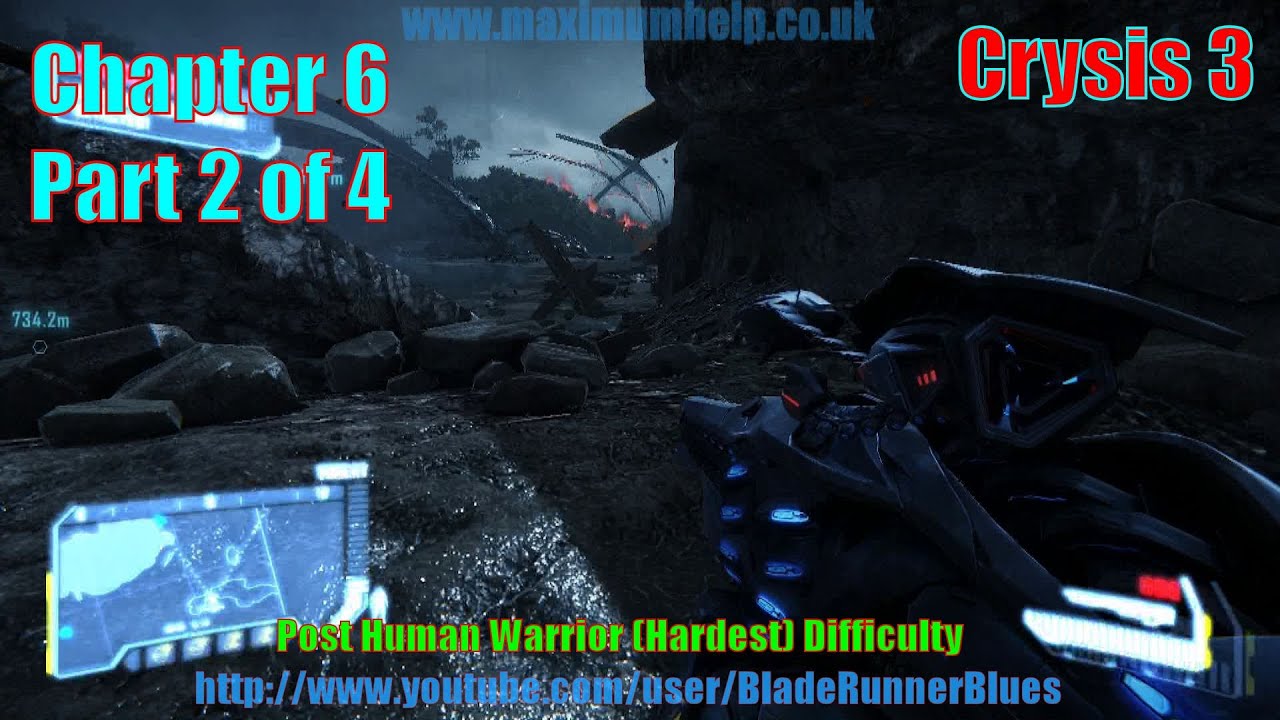 17 Only Human Pt2/4 Crysis 3 Stealth Walkthrough Hardest Difficulty Max Graphical Settings 1080p