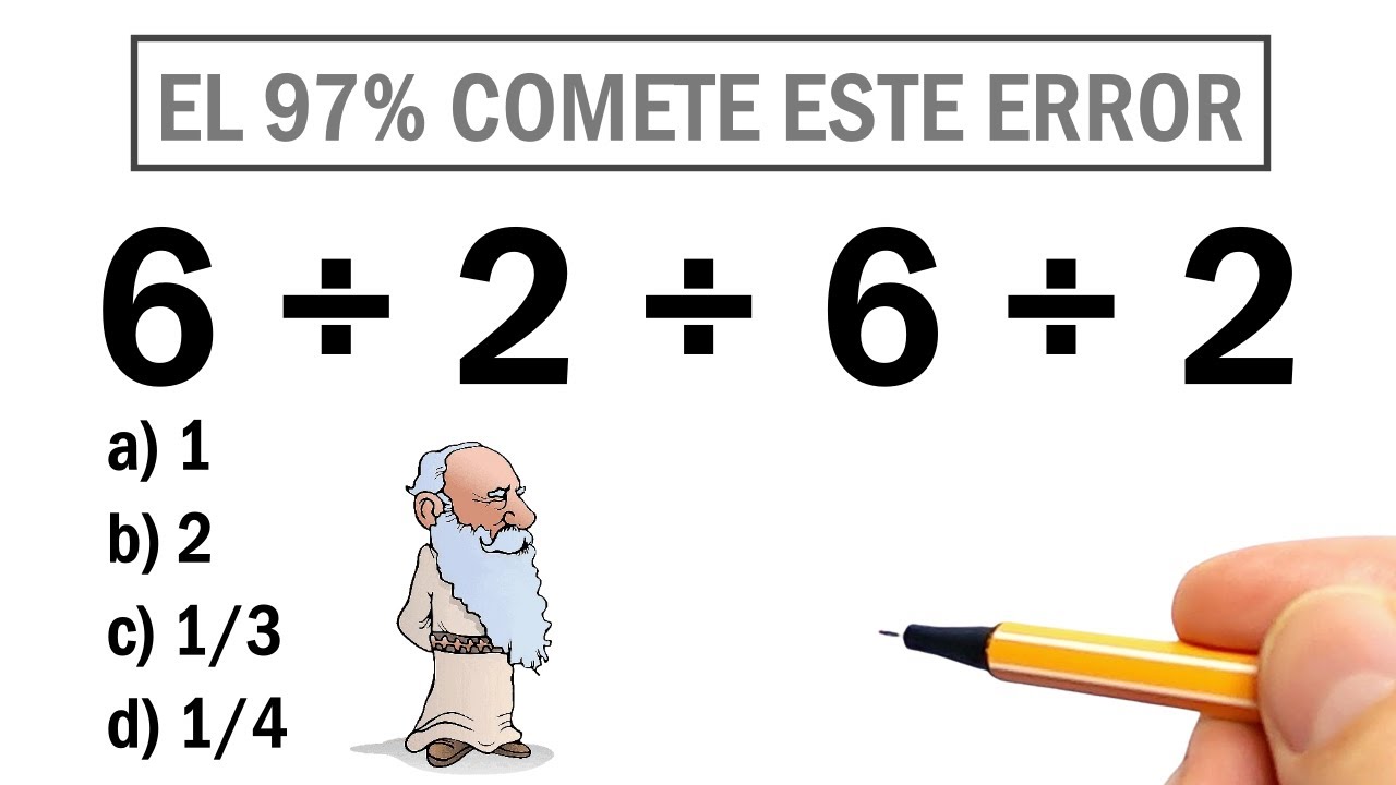 6 ÷ 2 ÷ 6 ÷ 2 = - YouTube