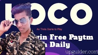 Earn money real cash with  (loco app) live trivia game nice eraning app install by samar status boy screenshot 4