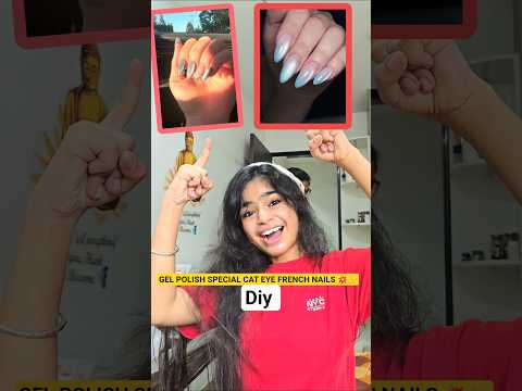 Video GEL POLISH + CAT EYE FRENCH NAILS