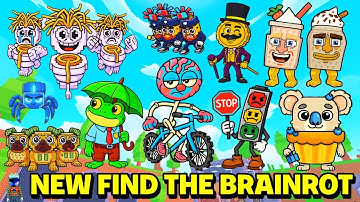 [ 256 ] How To Get ALL New 10 Brainrots in FIND THE BRAINROT - Roblox