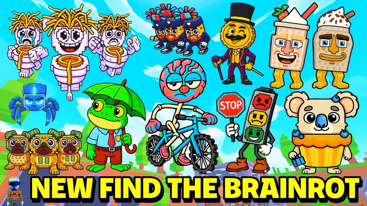 [ 256 ] How To Get ALL New 10 Brainrots in FIND THE BRAINROT - Roblox
