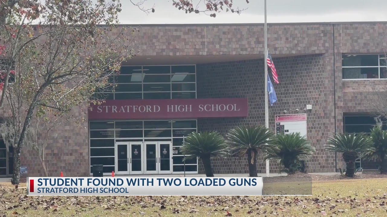 Stratford High School student found with two loaded guns