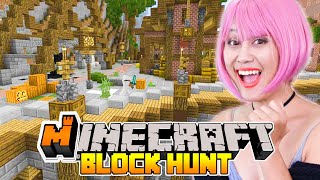 We Are Playing MINECRAFT BLOCK HUNT #1 "HUNTERS vs HIDERS" (Funny HIDE And SEEK)
