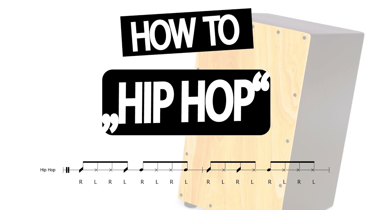 HOW TO DRUM How to play Hip Hop on Cajon YouTube