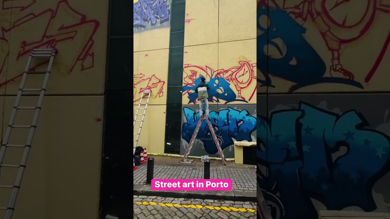 Удивительный уличный художник в Португалии 🇵🇹 