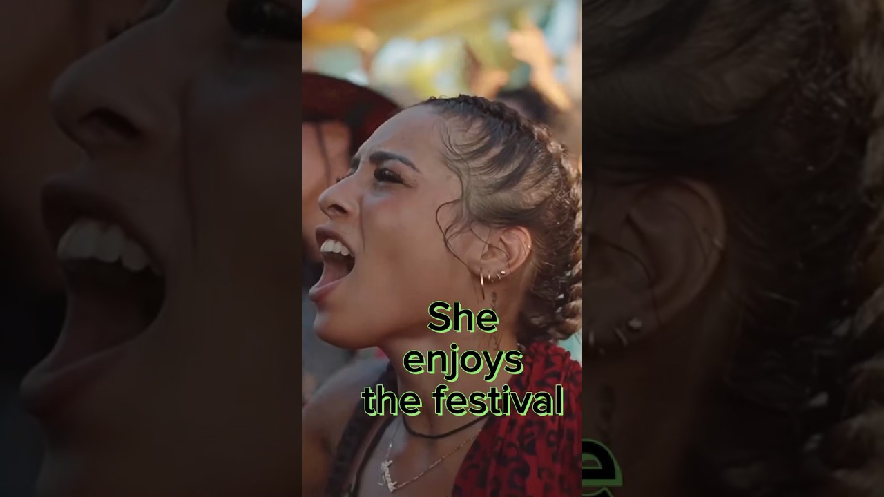She Enjoy The Festival 
