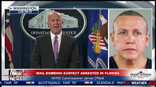 FULL DOJ UPDATE: Mail bombing suspect arrested (FNN)