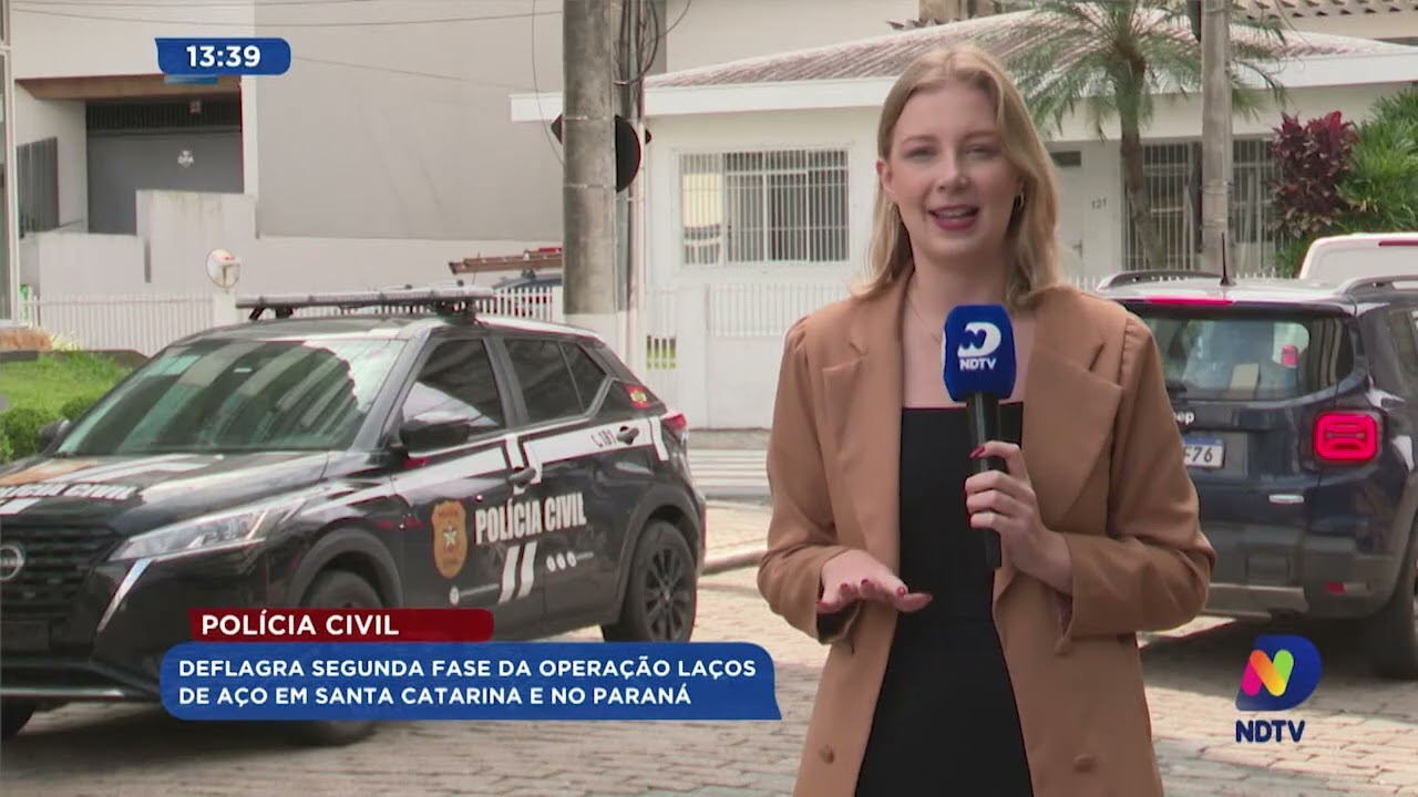 Polícia Civil deflagra segunda fase da Operação Laços de Aço em Santa Catarina e São Paulo