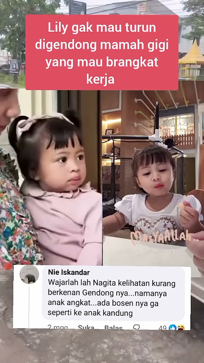 Lily mau ikut mama kerja #lily #trending