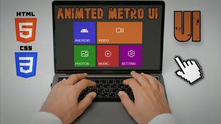 Metro UI Animation - CSS Animated UI | HTML and CSS | UI screenshot 2
