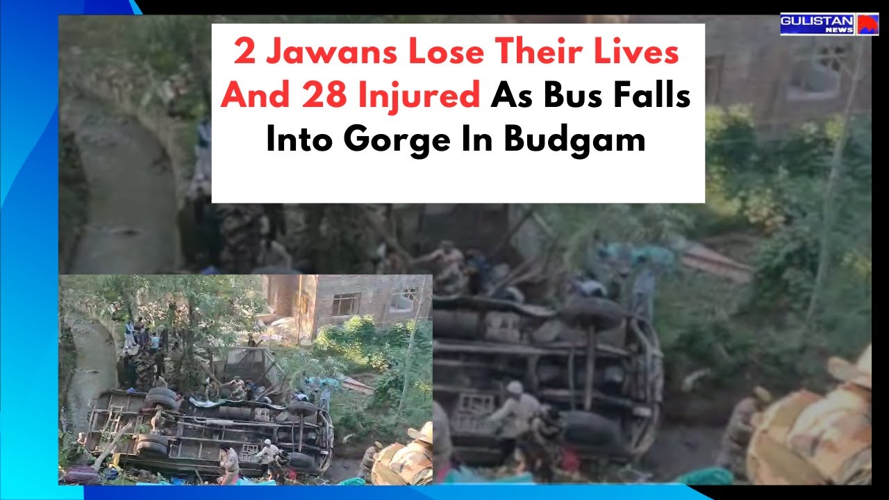 2 Jawans De_ad And 28 I_njured As Bus Falls Into Gorge In J&K's Budgam