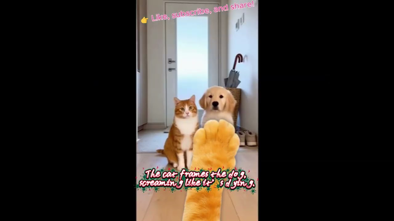 Little Orange Cat Tricking Its Owner !?🐶🐱 The Most Convincing Act Yet! 