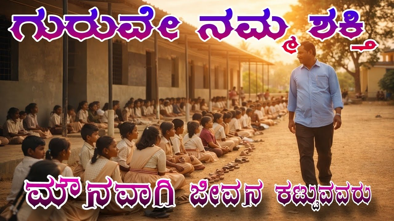 ಗುರುವೇ ಗುರುವೇ | Heart Touching Teacher Tribute Song | Kannada Guru Song | Teacher’s Day Special