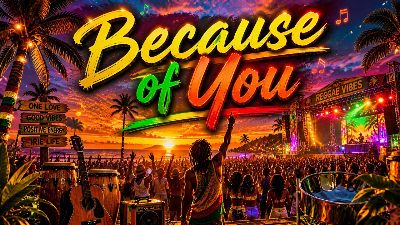 Because of You 🌴🔥 | Reggae Festival Anthem (Feel Good Vibes, Summer ...