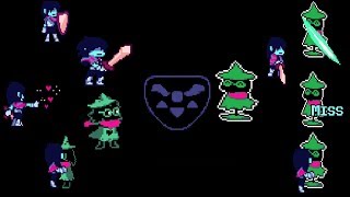 Deltarune - Interactions In Ralseis Dummy Training Fight