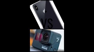 IPhoneX VS GoPro Hero7 Black and unboxing!