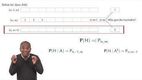 Lecture 8.2: e.  The ballot problem: 2. The wisdom of Lao Tzu — [Probability | Santosh S. Venkatesh]