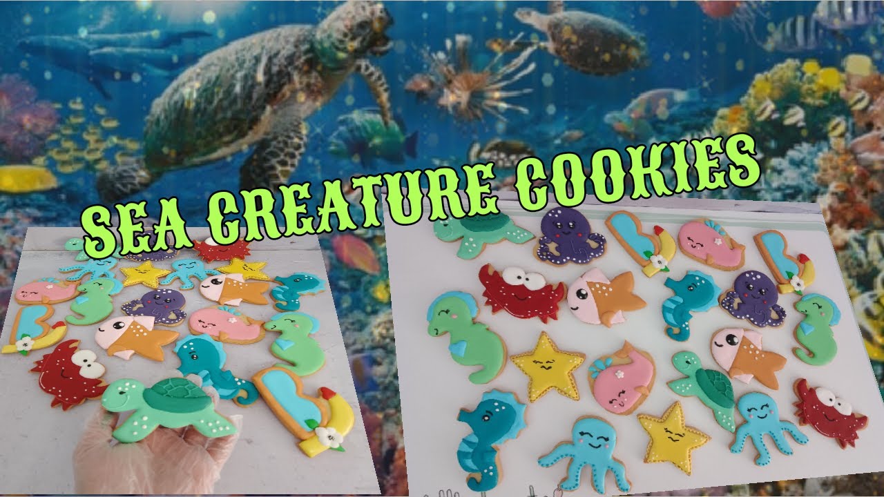 Sea Creature Cookies  