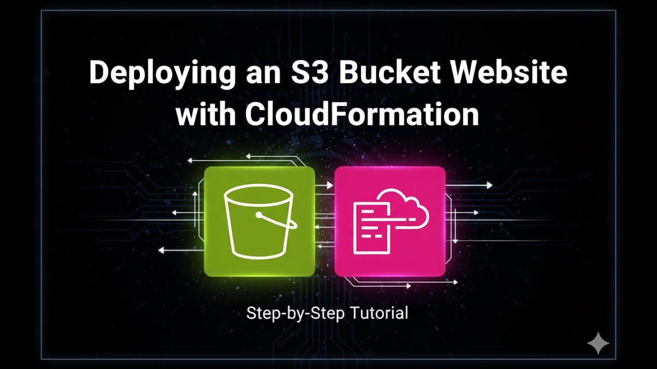 Deploying an S3 Bucket Website with CloudFormation - YouTube
