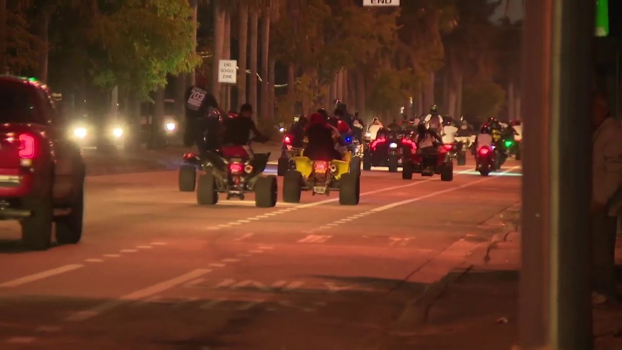 Annual 'Wheels Up, Guns Down' protest continues YouTube