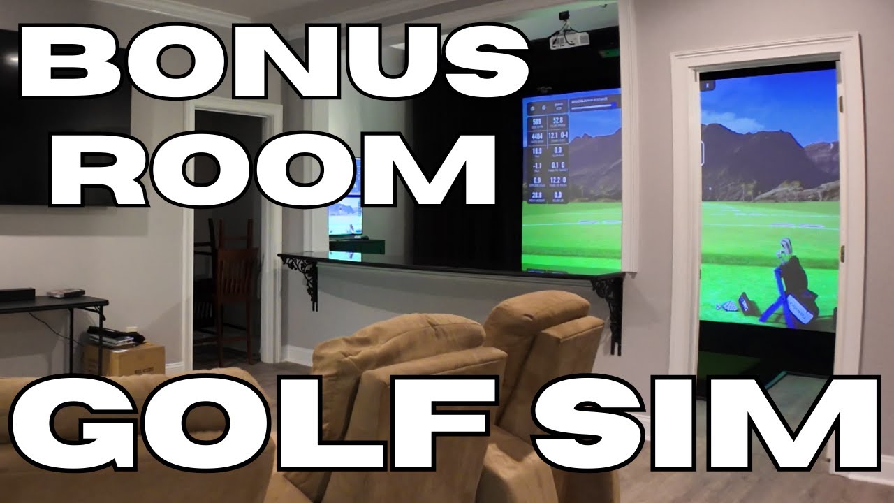Golf Simulator in a Bonus Basement Space [Greenville, SC]