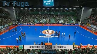 Futsal: Sporting CP 5-3 (após prolongamento) SL Benfica - 4.º jogo da Final do play-off 2019 Golos