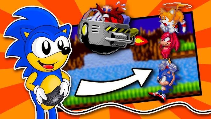 Playing Sonic Classic Heroes Online. Speedrun as Super Sonic Team.  Timestamps in description! 