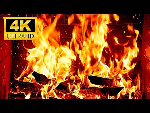 Beautiful Fireplace For A New Beginning In 2026 Relaxing 4K Fireplace Crackling Fire Sounds 