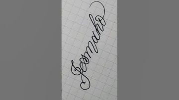 Calligraphy#handwriting#lettering#writing#signature#art#shortvideo ☆Jesmaho☆