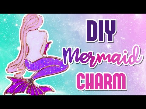 DIY UV Resin Mermaid Charm