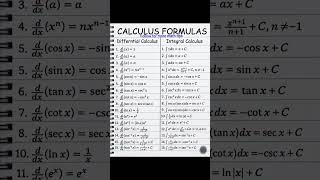 calculus formula #bpsc tre 4 #youtubeshorts