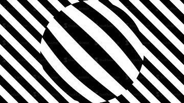 Abstract background with black and white stripes. Seamless loop. Abstract animation of black and