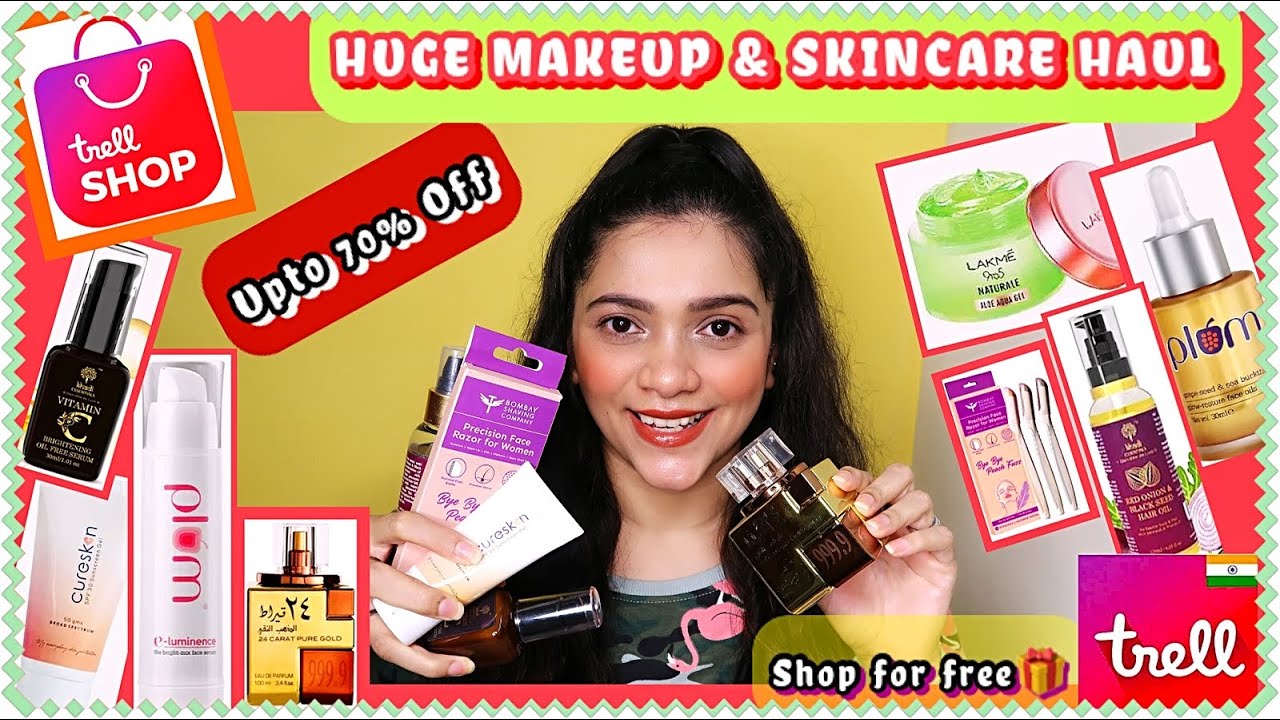 ಟ್ರೆಲ್ ಶಾಪ್ ಹಾಲ್ HUGE MAKEUP & SKINCARE UPTO 70% OFF | TRELL SHOP DETAILS & MORE | Pavithra iyer