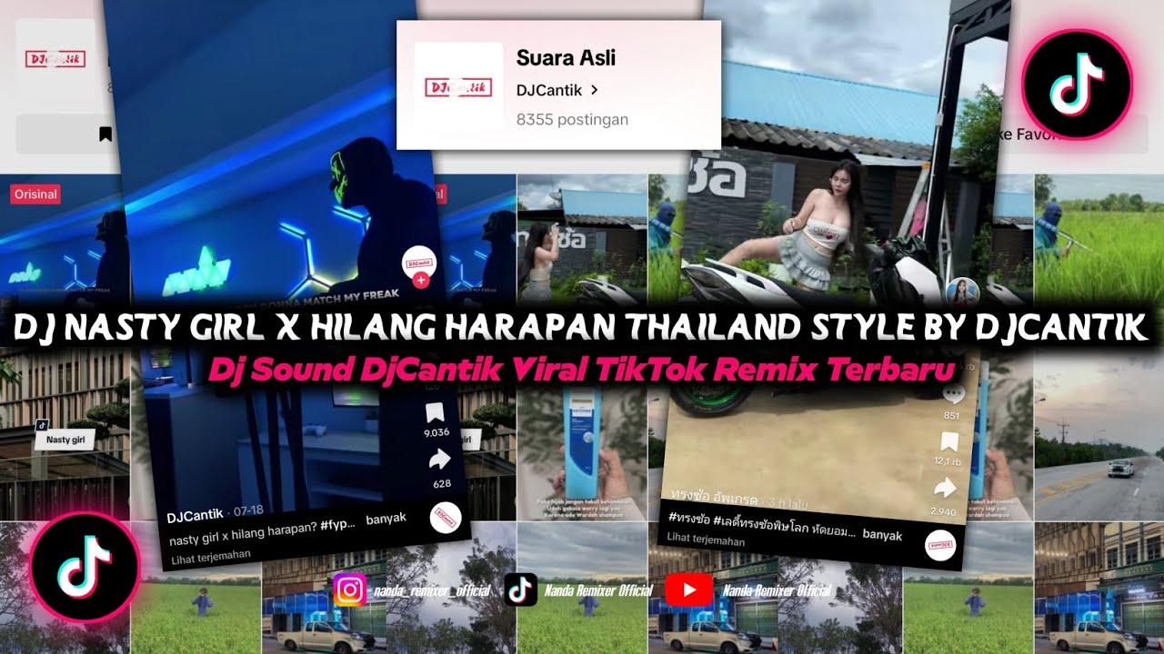 Dj Nasty Girl x Hilang Harapan Thailand Style By DjCantik || Dj Sound DjCantik Viral TikTok Remix