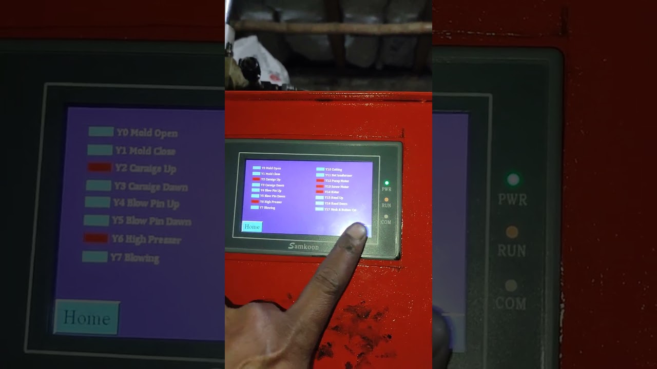 DELTA PLC SAMKOON HMI installing