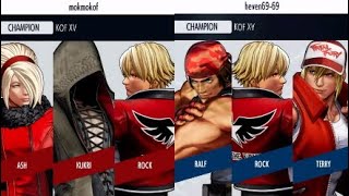 King Of Fighters Xv Mokrock,Kukri,Ash Vs Heven69Ralph,Rock,Terry