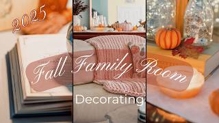 ✨Cozy Fall Family Room Decor &amp; Styling 🍂 Simple &amp; Affordable Decor Ideas✨