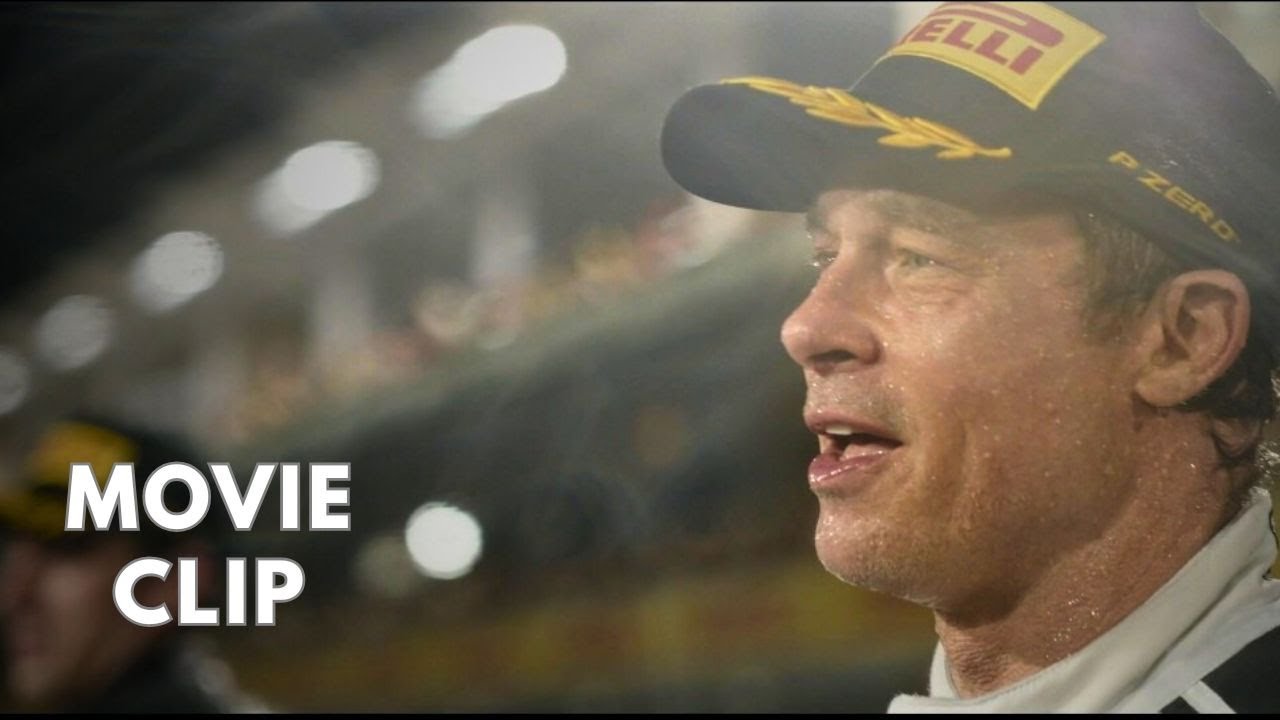 Brad Pitt Lifts the F1 Trophy |  F1 The Movie  (2025)