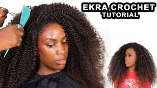 How To Do Ekra Crochet TikTok Trending Hairstyle || Step By Step For Beginners