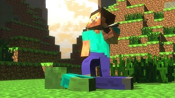 Blender speed modelling minecraft (TIMELAPSE)